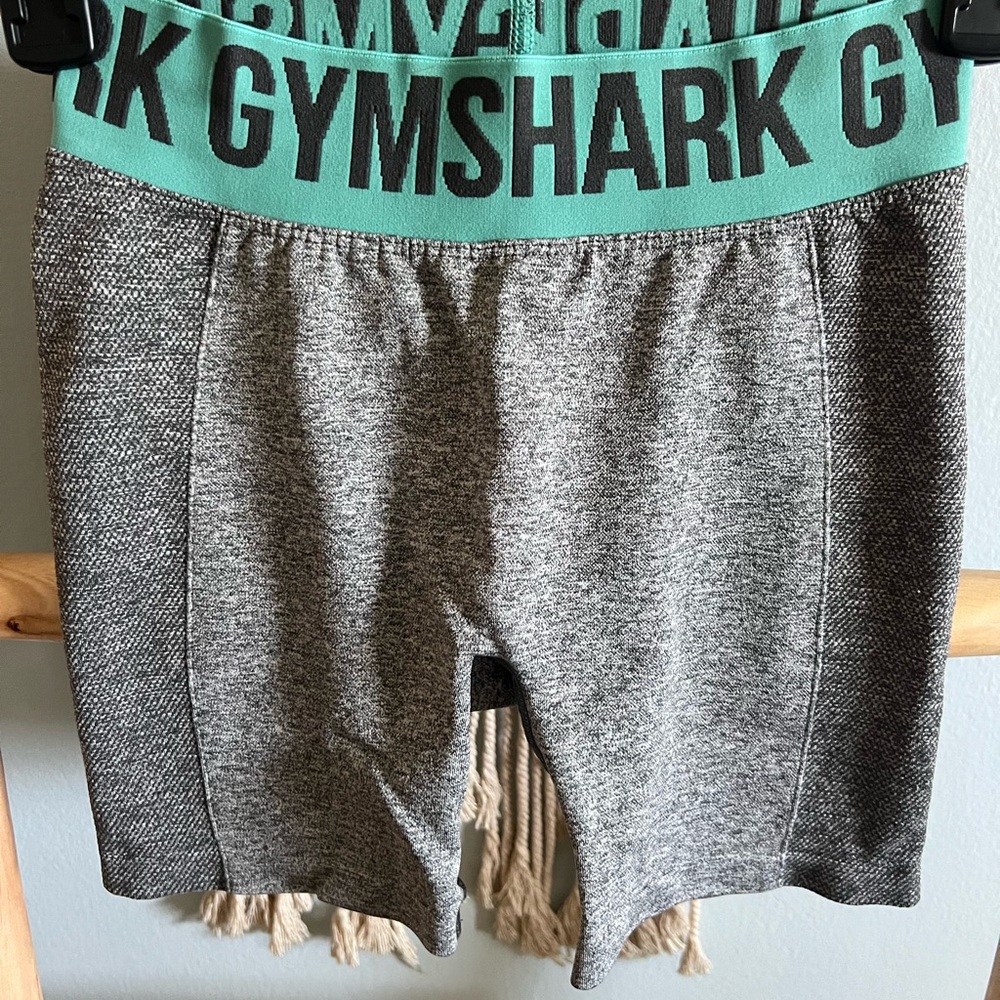 Gymshark Gray Athletic Shorts with Stretchy Fabric